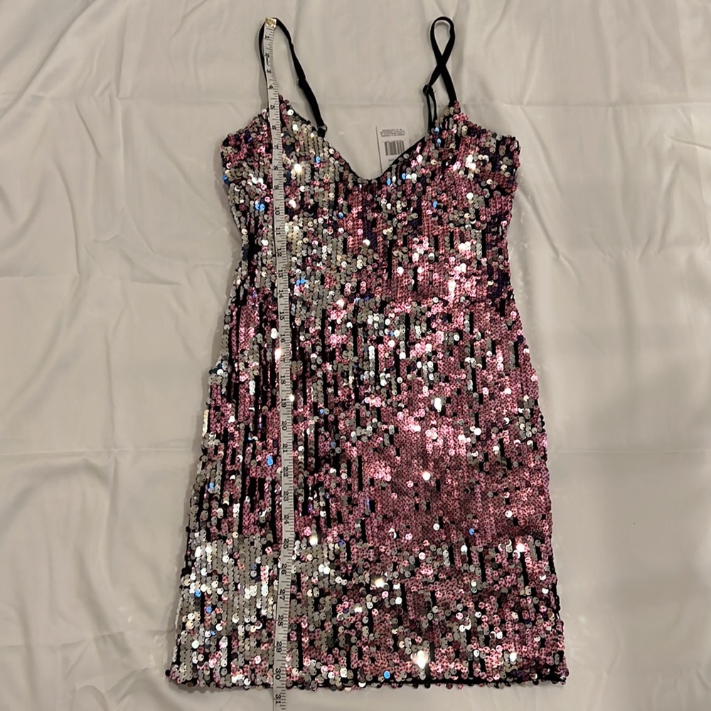 Dress the Population Sequin Strappy Bodycon Dress